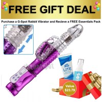 Jack Rabbit Thrusting Vibrator - Battery - Purple
